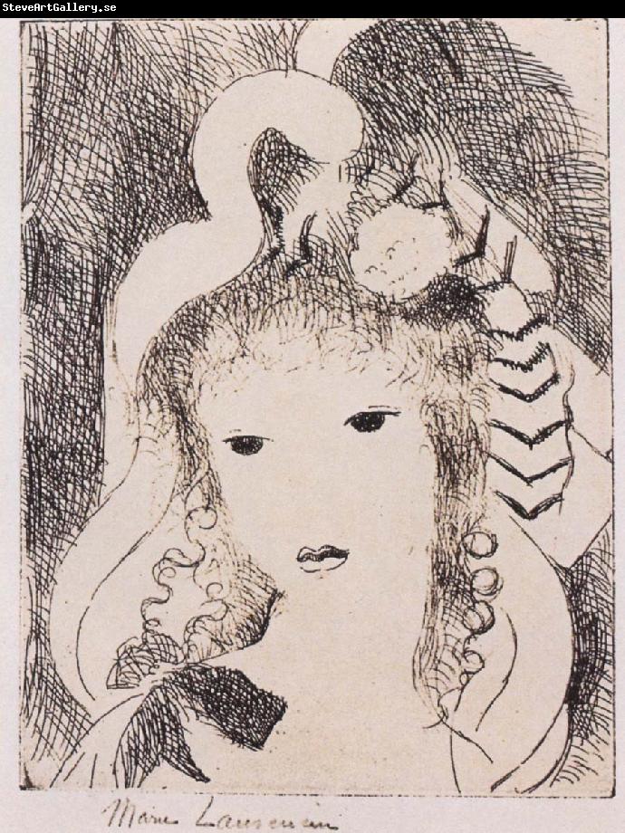 Marie Laurencin Portrait of female Head